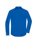 Heren Men's Shirt Long-Sleeved Poplin Royal 8505