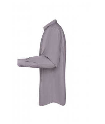 Heren Men's Shirt Long-Sleeved Poplin Staal 8505