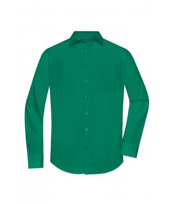 Heren Men's Shirt Long-Sleeved Poplin Iers-groen 8505