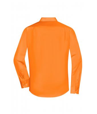 Men Men's Shirt Long-Sleeved Poplin Orange 8505