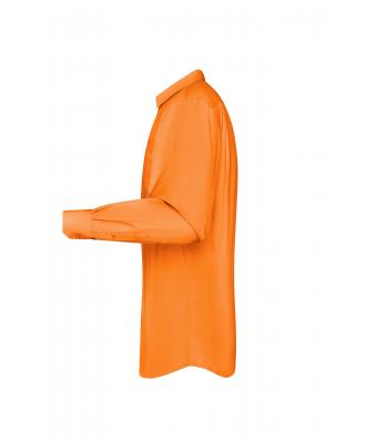 Heren Men's Shirt Long-Sleeved Poplin Oranje 8505