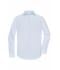 Men Men's Shirt Long-Sleeved Poplin Light-blue 8505