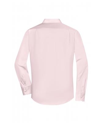 Heren Men's Shirt Long-Sleeved Poplin Lichtroze 8505