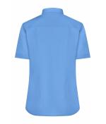 Femme Chemise femme à manches courtes en popeline Aqua 8506