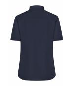 Femme Chemise femme à manches courtes en popeline Marine 8506