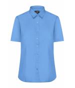 Femme Chemise femme à manches courtes en popeline Aqua 8506