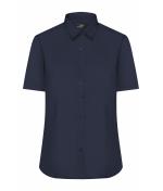 Femme Chemise femme à manches courtes en popeline Marine 8506