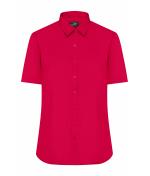Femme Chemise femme à manches courtes en popeline Rouge 8506