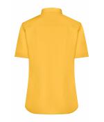 Femme Chemise femme à manches courtes en popeline Jaune 8506