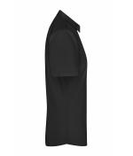 Femme Chemise femme à manches courtes en popeline Noir 8506