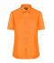 Femme Chemise femme à manches courtes en popeline Orange 8506