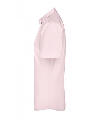 Femme Chemise femme à manches courtes en popeline Rose clair 8506