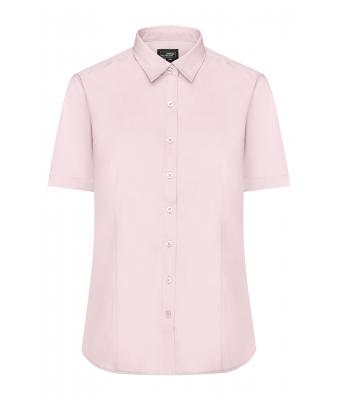 Femme Chemise femme à manches courtes en popeline Rose clair 8506