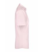 Femme Chemise femme à manches courtes en popeline Rose clair 8506