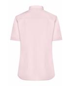 Femme Chemise femme à manches courtes en popeline Rose clair 8506