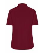 Femme Chemise femme à manches courtes en popeline Vin 8506