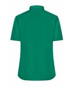 Femme Chemise femme à manches courtes en popeline Vert-irlandais 8506
