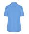 Dames Ladies' Shirt Short-Sleeved Poplin Aqua 8506