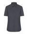 Dames Ladies' Shirt Short-Sleeved Poplin Carbon 8506