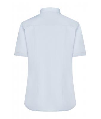 Dames Ladies' Shirt Short-Sleeved Poplin Lichtblauw 8506