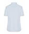 Dames Ladies' Shirt Short-Sleeved Poplin Lichtblauw 8506