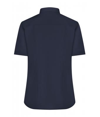 Dames Ladies' Shirt Short-Sleeved Poplin Navy 8506