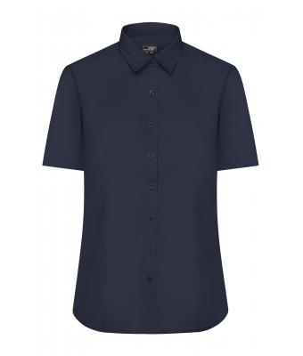 Dames Ladies' Shirt Short-Sleeved Poplin Navy 8506