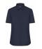 Dames Ladies' Shirt Short-Sleeved Poplin Navy 8506
