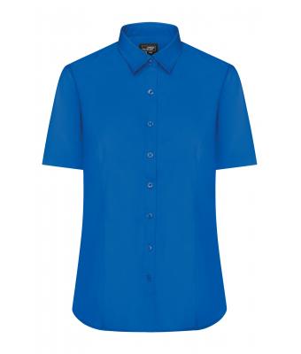 Dames Ladies' Shirt Short-Sleeved Poplin Royal 8506