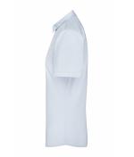 Ladies Ladies' Shirt Short-Sleeved Poplin Light-blue 8506