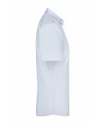 Ladies Ladies' Shirt Short-Sleeved Poplin Light-blue 8506