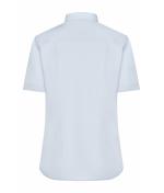 Ladies Ladies' Shirt Short-Sleeved Poplin Light-blue 8506