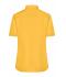 Dames Ladies' Shirt Short-Sleeved Poplin Geel 8506