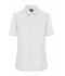 Ladies Ladies' Shirt Short-Sleeved Poplin White 8506