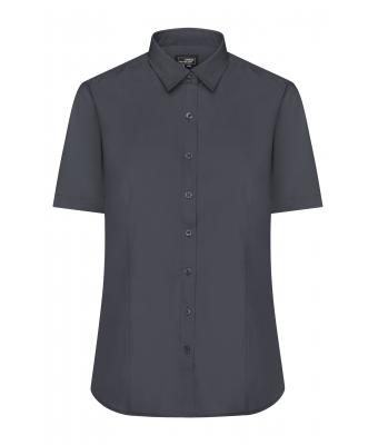 Dames Ladies' Shirt Short-Sleeved Poplin Carbon 8506