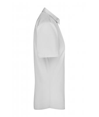Dames Ladies' Shirt Short-Sleeved Poplin Lichtgrijs 8506
