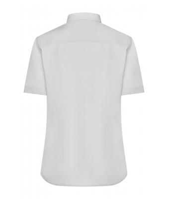 Dames Ladies' Shirt Short-Sleeved Poplin Lichtgrijs 8506