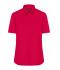 Dames Ladies' Shirt Short-Sleeved Poplin Rood 8506