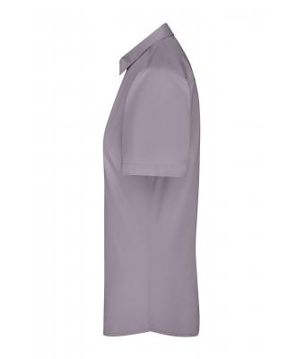 Dames Ladies' Shirt Short-Sleeved Poplin Staal 8506