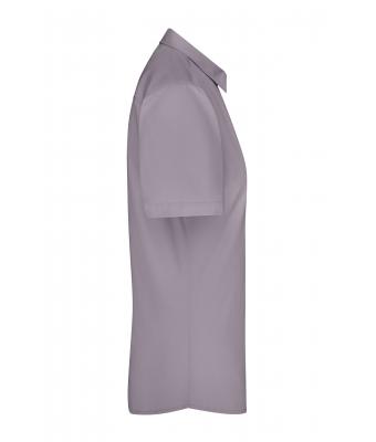 Dames Ladies' Shirt Short-Sleeved Poplin Staal 8506
