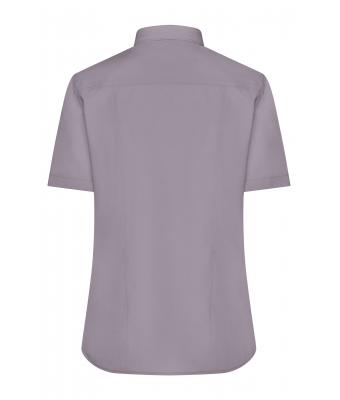 Dames Ladies' Shirt Short-Sleeved Poplin Staal 8506