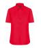 Dames Ladies' Shirt Short-Sleeved Poplin Tomaat 8506