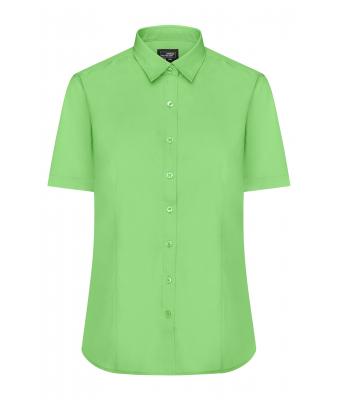 Damen Ladies' Shirt Short-Sleeved Poplin Lime-green 8506