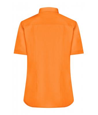 Dames Ladies' Shirt Short-Sleeved Poplin Oranje 8506