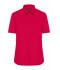 Ladies Ladies' Shirt Short-Sleeved Poplin Red 8506