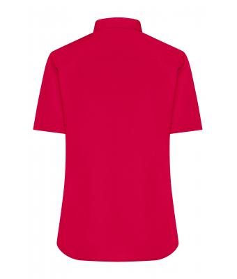 Dames Ladies' Shirt Short-Sleeved Poplin Rood 8506