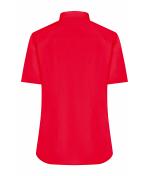 Dames Ladies' Shirt Short-Sleeved Poplin Tomaat 8506
