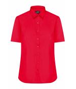 Damen Ladies' Shirt Short-Sleeved Poplin Tomato 8506