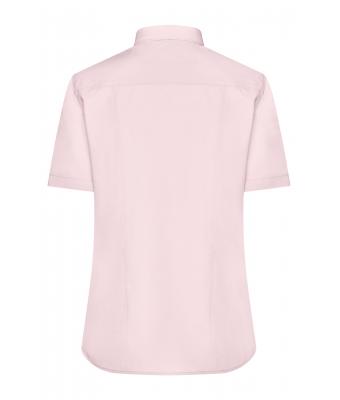Dames Ladies' Shirt Short-Sleeved Poplin Lichtroze 8506
