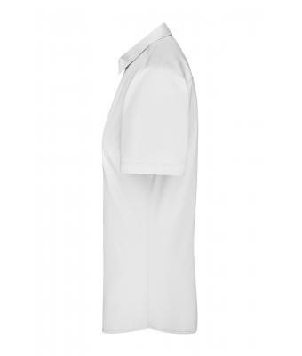 Dames Ladies' Shirt Short-Sleeved Poplin Wit 8506